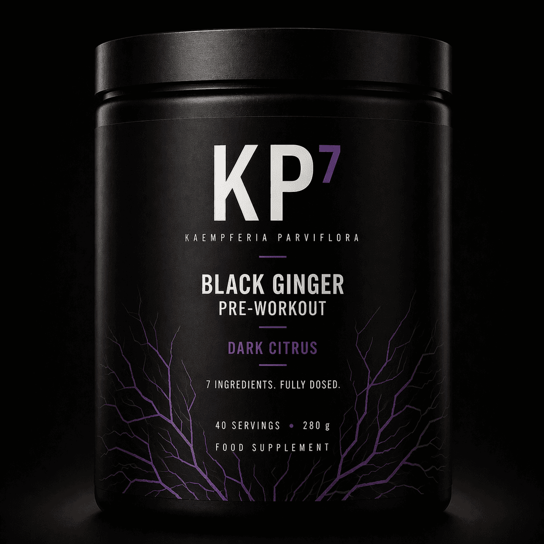 KP⁷ Black Ginger Pre-Workout · Dark Citrus · 40 servings